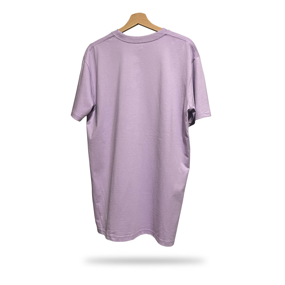 'Bad Creature Society' Minimal T-Shirt - Lilac