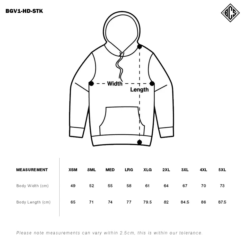 Stacked Logo Hoodie