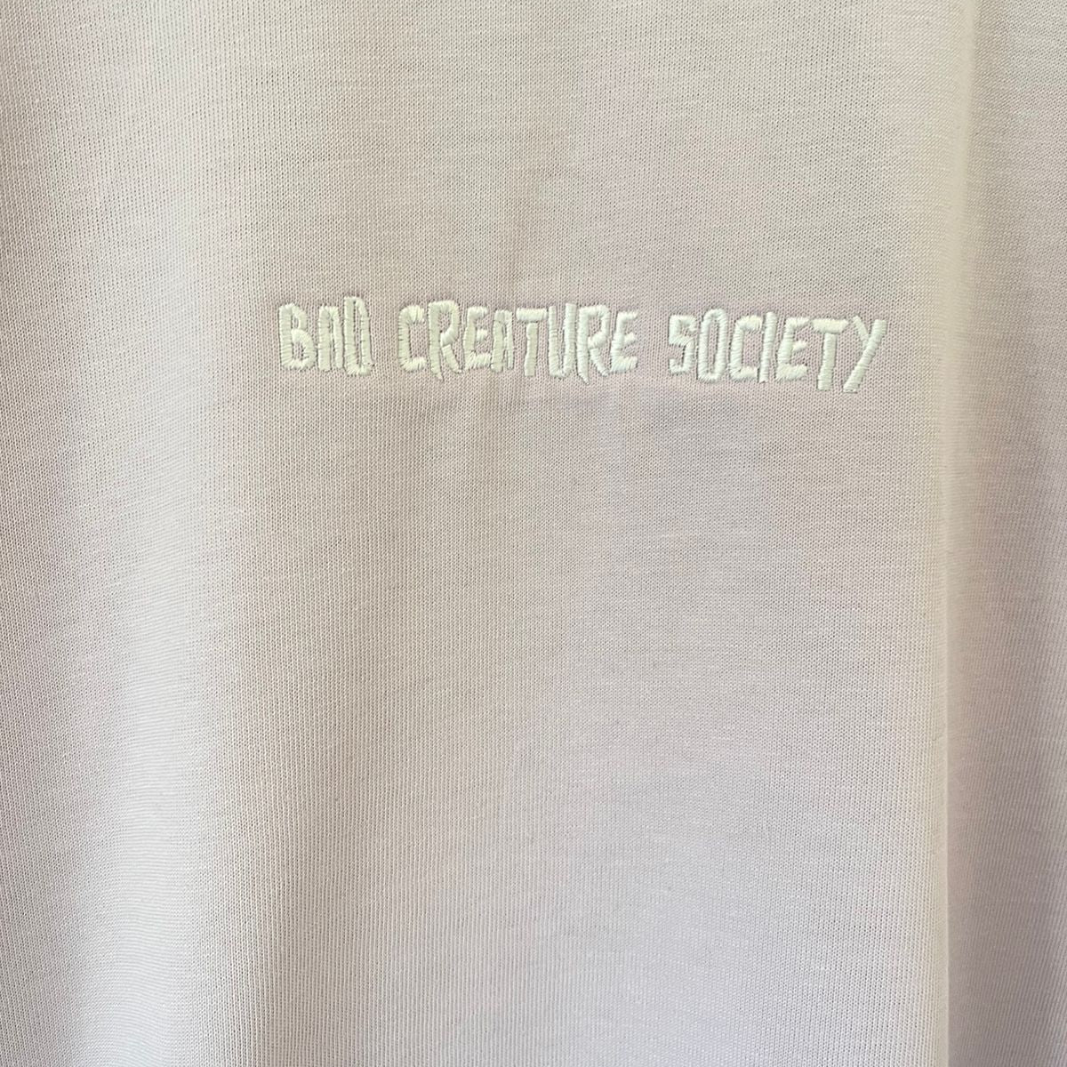 'Bad Creature Society' x 'Team Breast Friends' Minimal T-Shirt - Pink